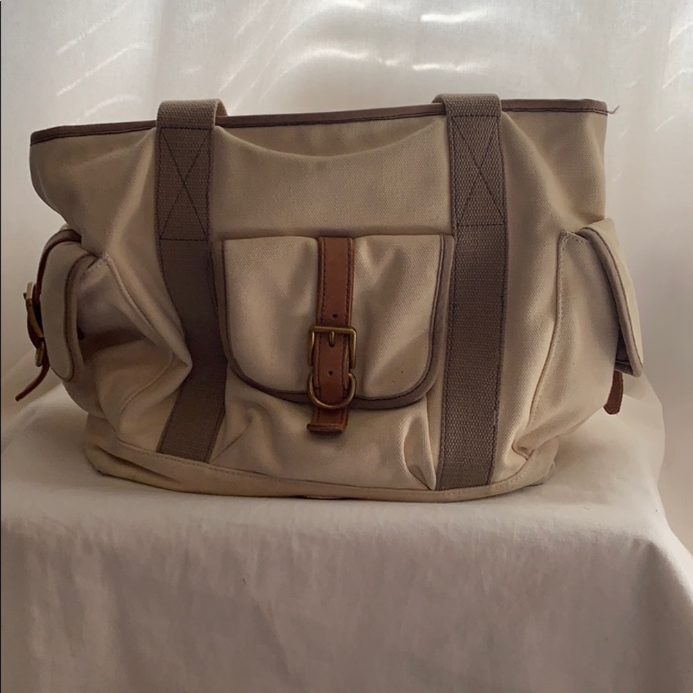 Fossil canvas bag